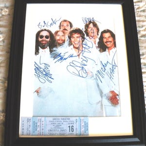 Metallica Rock & Roll Hall Of Fame 8x10 Photo – Reprint With Printed Signatures