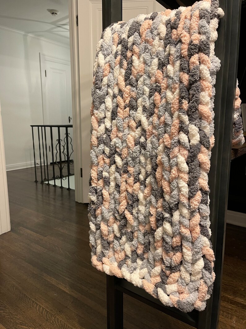 Chunky Knit Baby Blanket Etsy
