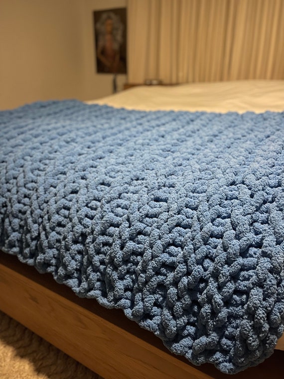 Cerulean throw blanket sale