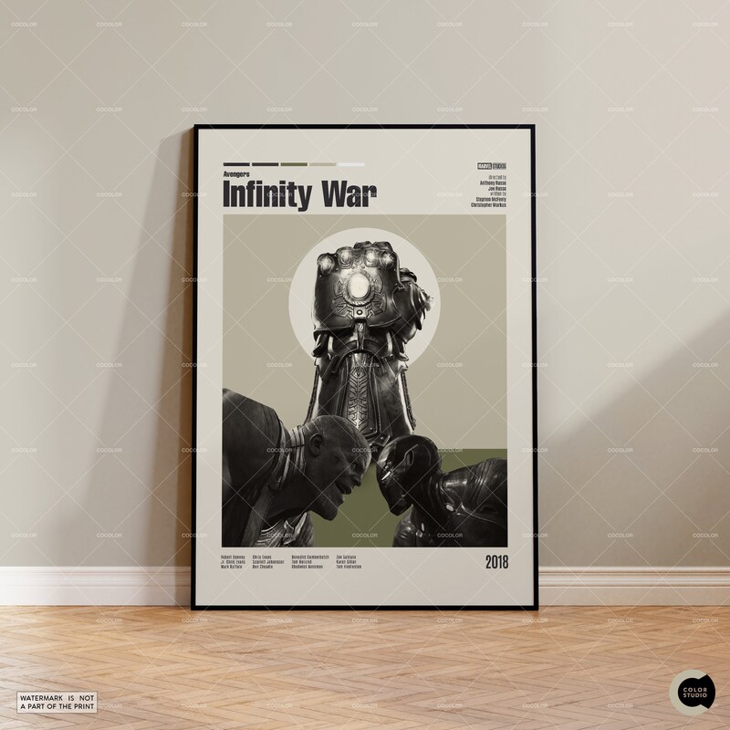 Infinity War Poster Etsy