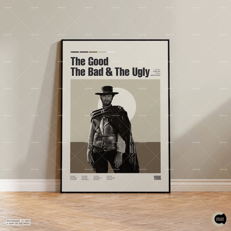 The Good the Bad and the Ugly Poster - Etsy