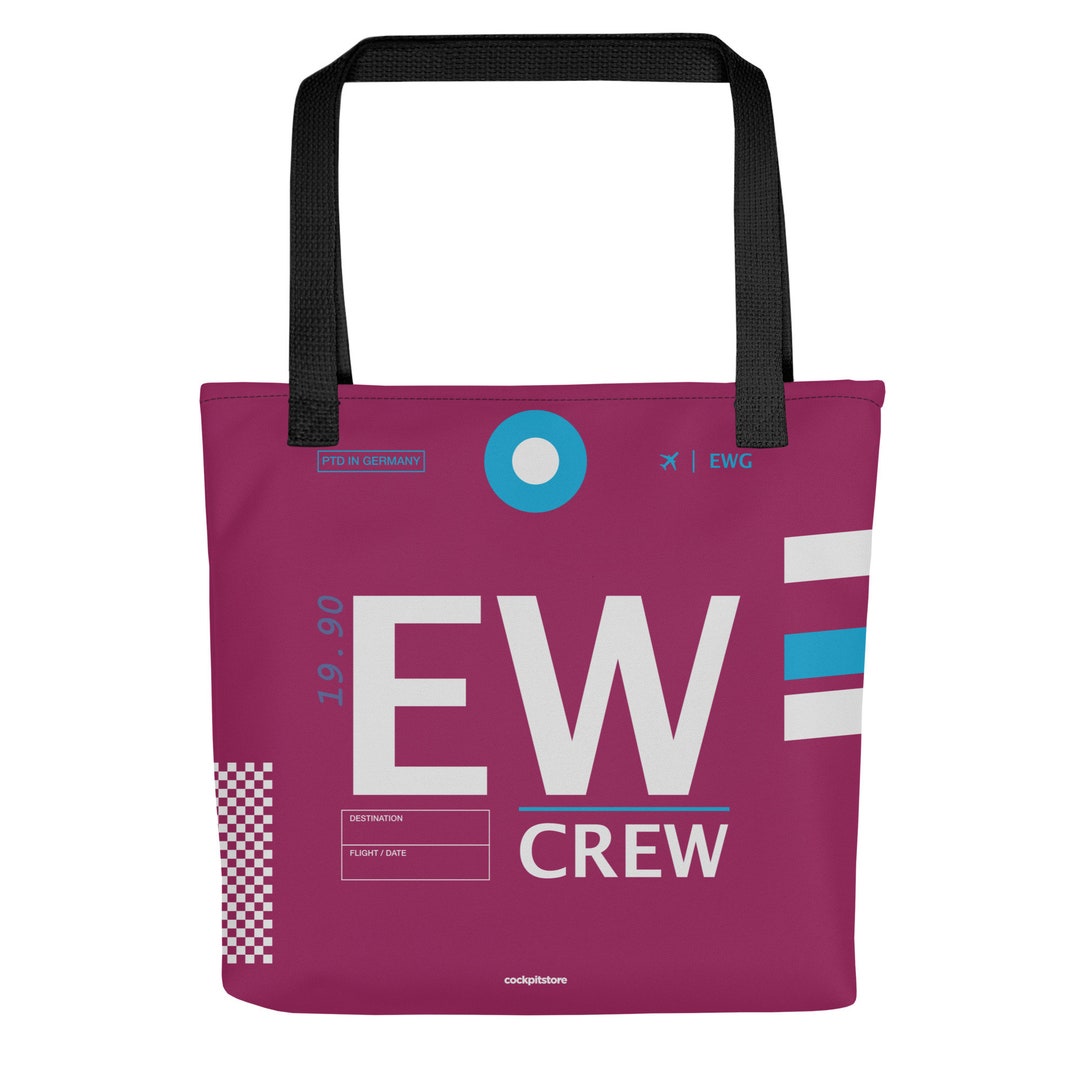 EW Eurowings, IATA Design, Tote Bag, Aviation, Cabin Crew, Flight