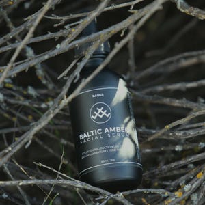 Baltic Amber Facial Serum | Oily Skin, Jojoba Oil, Glowing Skin, Natural Skincare, Slavic Skincare