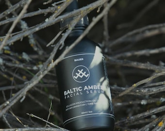 Baltic Amber Facial Serum | Oily Skin, Jojoba Oil, Glowing Skin, Natural Skincare, Slavic Skincare