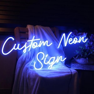 Letrero de neón personalizado, letrero de boda, letrero de neón para dormitorio, decoración de pared de neón, letrero de neón con nombre, decoración de compromiso, regalos personalizados, letrero LED, regalo de cumpleaños