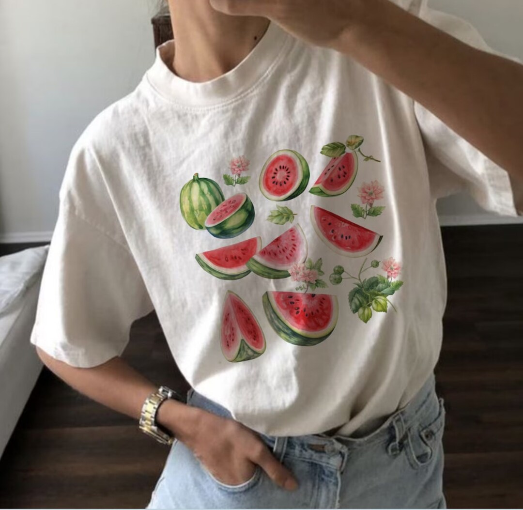Watermelon Shirt Fruit Shirt Graphic Shirt Palestine Protest Shirt for ...