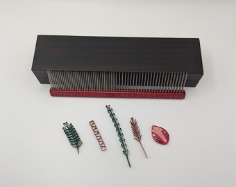 Professional Double-Row Stainless Steel Quilling Comb – 20 cm | Dual Spacing