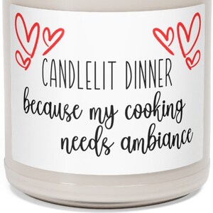 Funny Valentine's Day Candle, Scented Candle, Gift for Girlfriend, Soy Candle Gift, Relationship Gift, Love is Like Candle