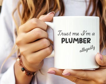 Lustige Klempner Keramiktasse - Tolles Geschenk für Klempner, Klempner, Kaffeetasse, Bürotasse, Geburtstagsgeschenk, Scherzgeschenk