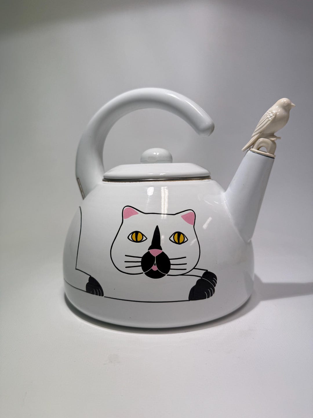 Vintage Kamenstein Cat Tea Kettle - Etsy