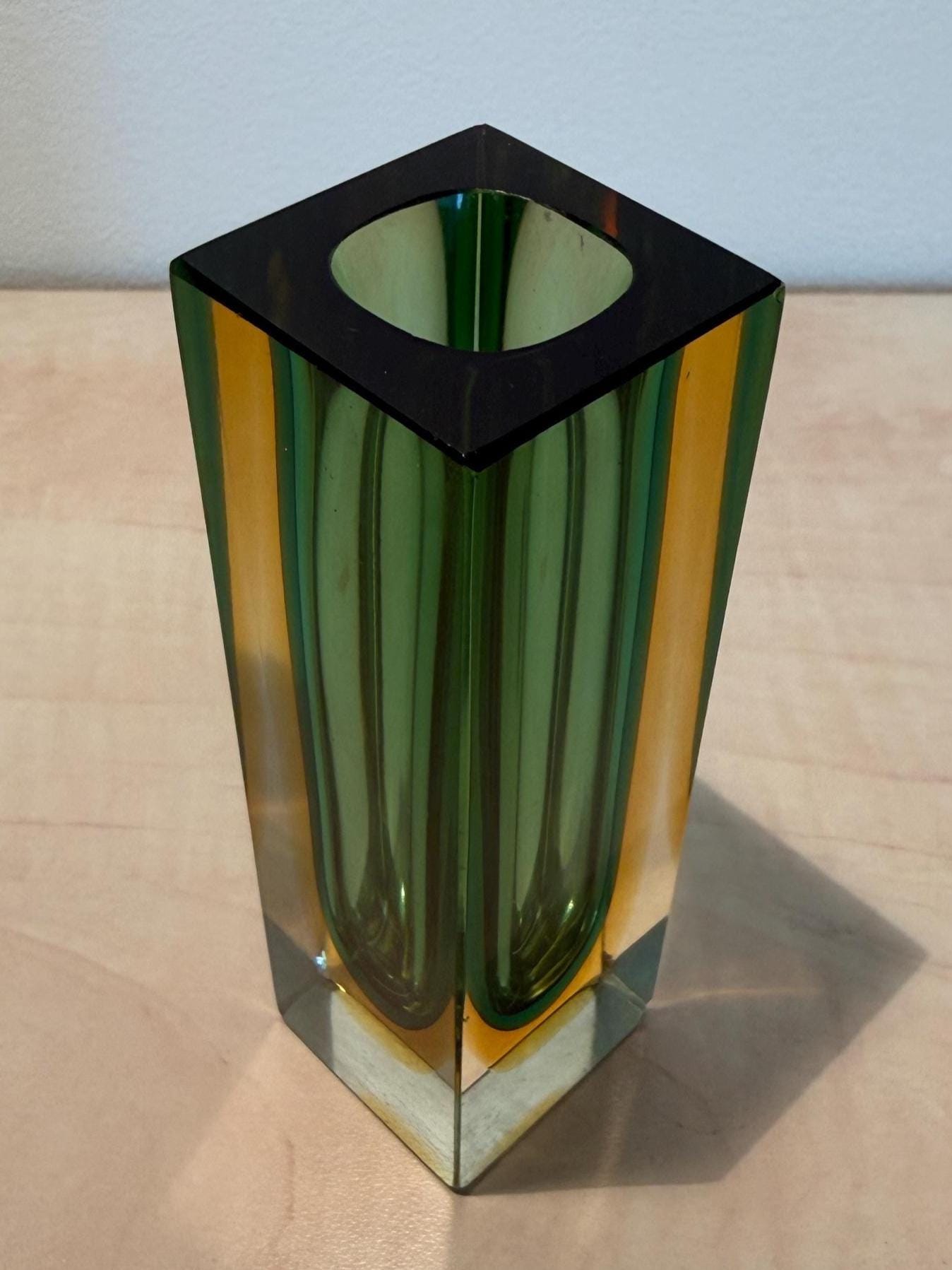 Flavio Poli Sommerso Vase - Etsy