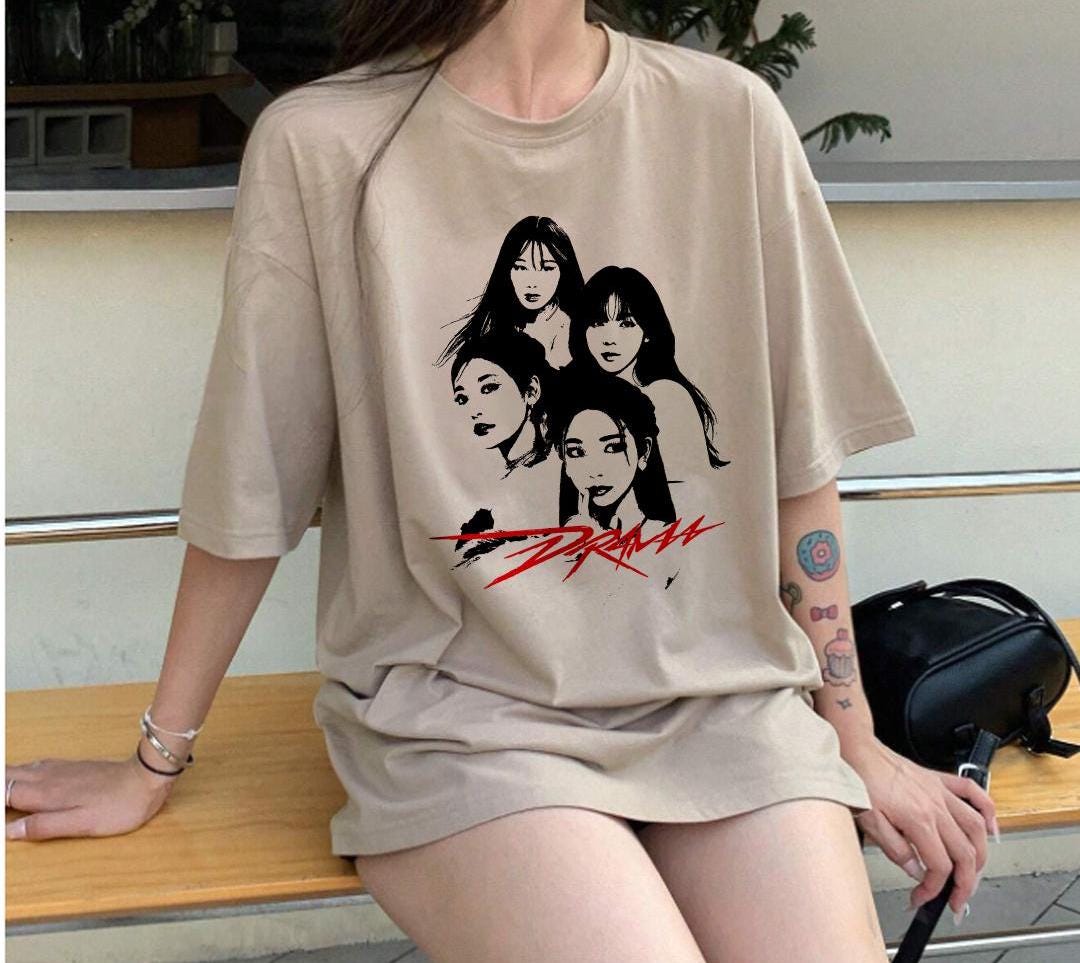 aespa winterビンテージ風 Tシャツ aespa WINTER ヴィンテージ加工 Tシャツ 半袖 XL - メルカリ