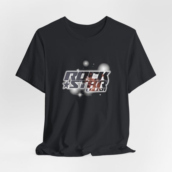 La Lisa Rockstar Graphic Tee - Lisa Blackpink Inspired Kpop