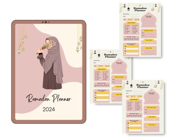 Planificadores digitales de Ramadán de 30 días