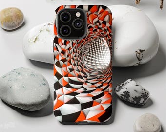 Coque de portable Kinetic Pop Art : design groovy illusion d'optique