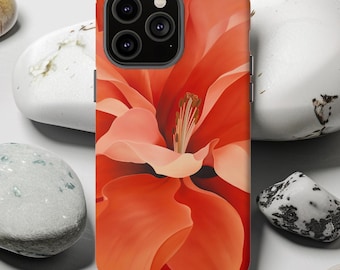 O'Keeffe Floral Phone Case: Abstract Art, Nature Design