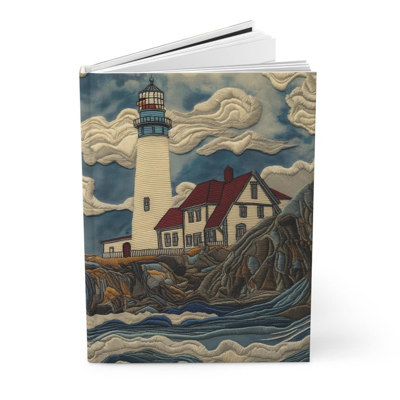 Personalized Lighthouse Journal: Coastal Notebook for Travelers ...