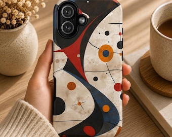 Phone Case Surrealist Miro MagSafe | Modern Art, Art Lover Gift, iPhone Samsung Galaxy
