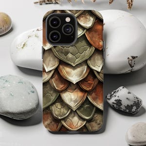 Dragon Phone Case Green Fantasy Dragon Scales Image Mythical For iPhone 16 15 14 13 12 Samsung Galaxy S25 S24 S23 S22 Pixel 9 8 7 Pro Max