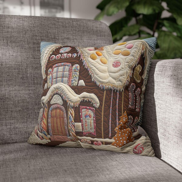 Gingerbread House Quilted Sofa Cover GFTOMA6542 main image 0