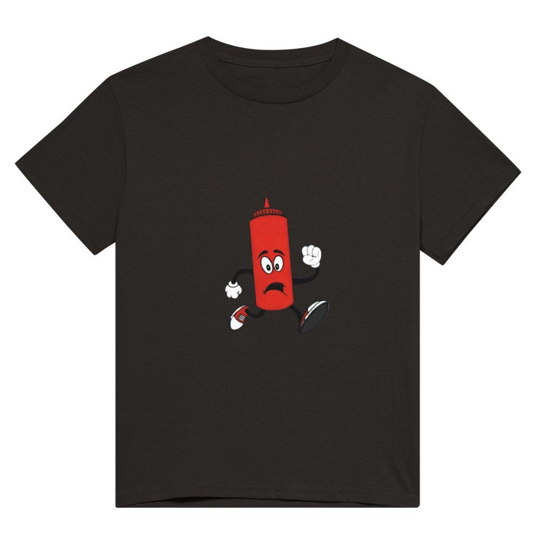 Scared Ketchup Heavyweight Unisex Crewneck Tshirt all Colors Etsy