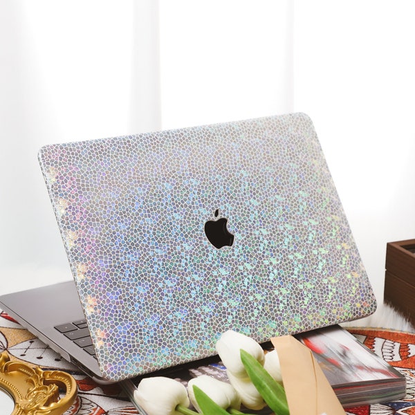 Colorful Pearl Sequins MacBook Case for MacBook Air 13 /Pro13/13.6Air/Pro 14/Air 15/Pro16，M1 M2 M3 Touch Bar 13 14 15 16 Inch Laptop Case