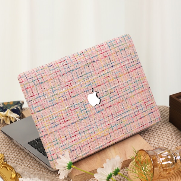 Boho Woven Fancy Yarn MacBook Case for MacBook Air 13 /Pro13/RITIAN 13/13.6Air/Pro 14/Air 15/Pro16，M1 M2 M3 Touch Bar 13 15 Inch Laptop Case