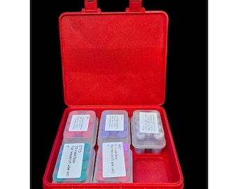 Bulk Vial Storage Case (Holds 6 Kits) | Fridge/Freezer Organizer | Peptide Box Holder