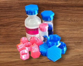 10 Vial Caps (reusable caps)