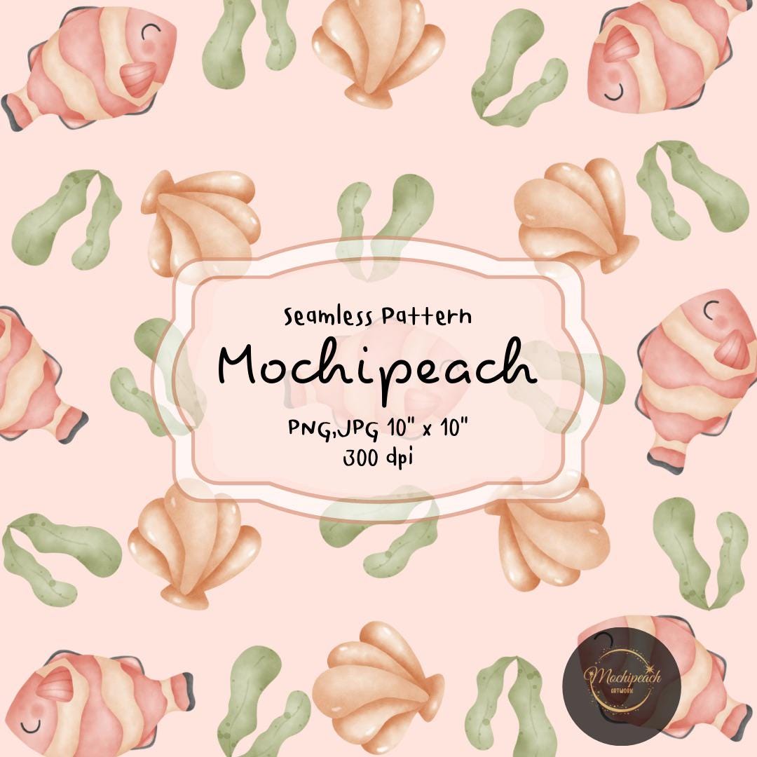 Under the Sea Seamless Pattern | Ocean Marine Life Digital Paper - Etsy