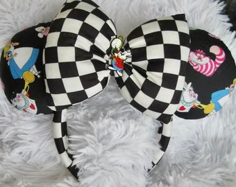 Alice in Wonderland Inspired Headband Mouse Ears