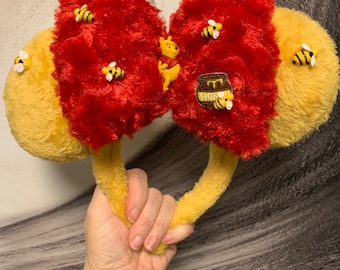 Winnie the Pooh Inspired Headband Mouse Ears