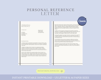 Carta de referencia personal, modelo de carta de recomendación profesional, ejemplo de carta de referencia para solicitud de empleo, recomendación de carácter
