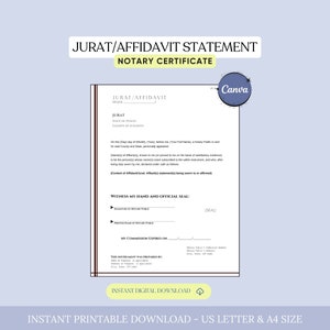 Modelo de carta de certificado notarial Jurat/Declaração, Certificado Notarial, Tabelião Público, Notários e Clientes, Trabalho Notarial Geral, Assinatura de Empréstimo