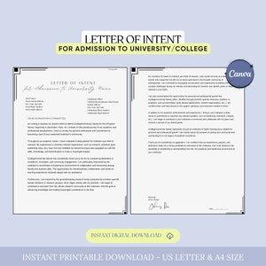Plantilla de carta de intención de admisión a la universidad/universidad,Carta de admisión a la universidad,Cartas de muestra de admisión a la universidad,Admisión a la universidad
