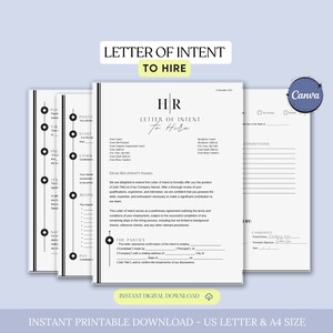 Modelo de carta de intención de contratación, carta de oferta de empleo, carta de oferta de trabajo, intención de contratar, carta de oferta de candidato, oferta de trabajo preliminar