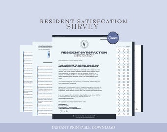 Resident Satisfaction Survey, Tenant Survey, Tenant Intake Form, Tenant Questionnaire, Tenancy Survey, Landlord Survey, Tenant Satisfaction