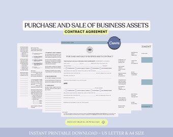 Purchase and Sale of Business Assets Contract,Business Asset Acquisition Agreement,Business Asset Transfer Agreement,Business Asset Purchase