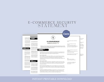 E-Commerce Security Statement,Privacy Policy, Digital Security Statement, E-Commerce Security, Data Encryption, Secure Checkout,Terms of Use