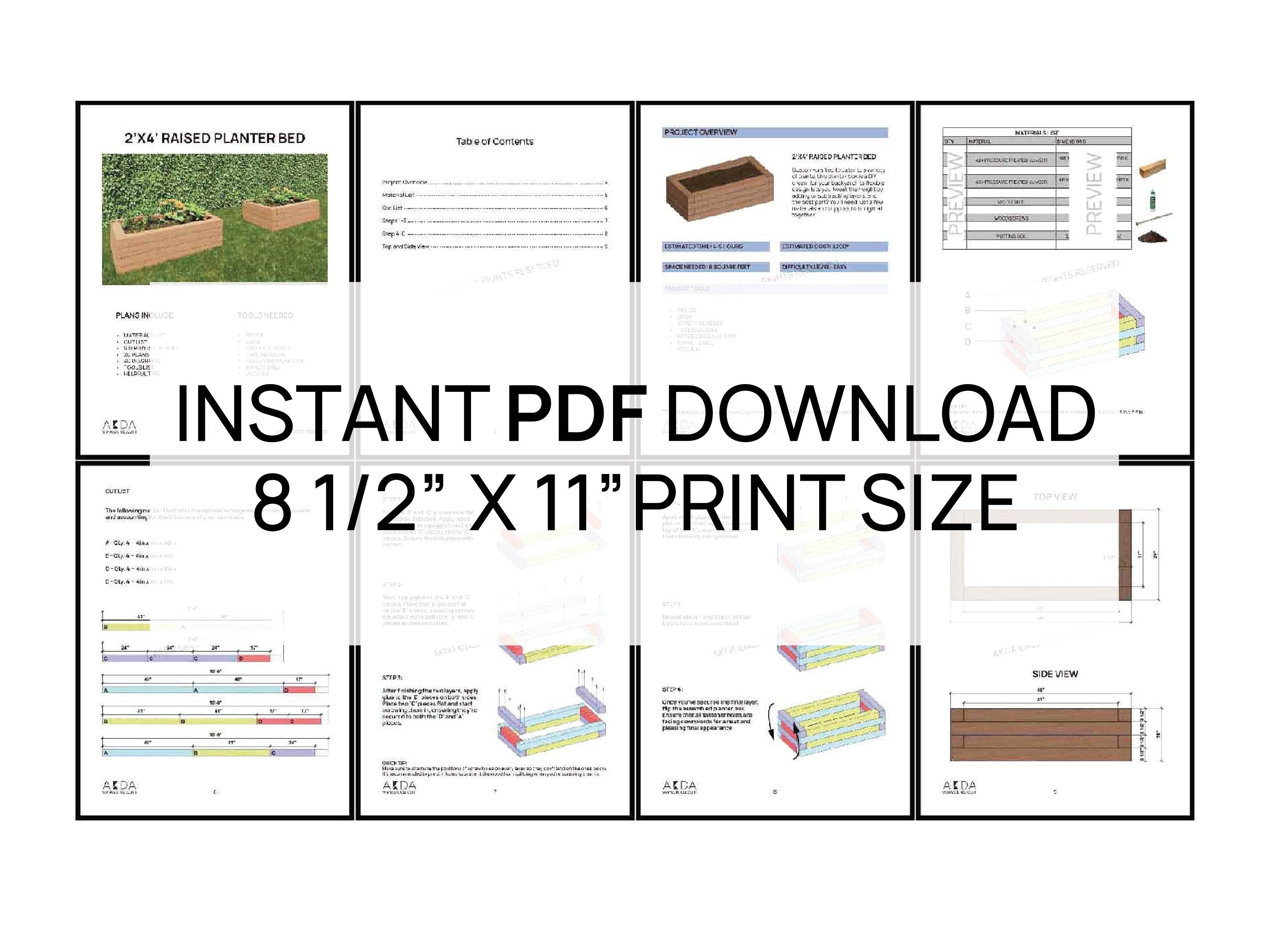 DIY Raised Bed Garden Box Plans - Simple, Strong, and Beautiful - With Step-by-step Instructions ...