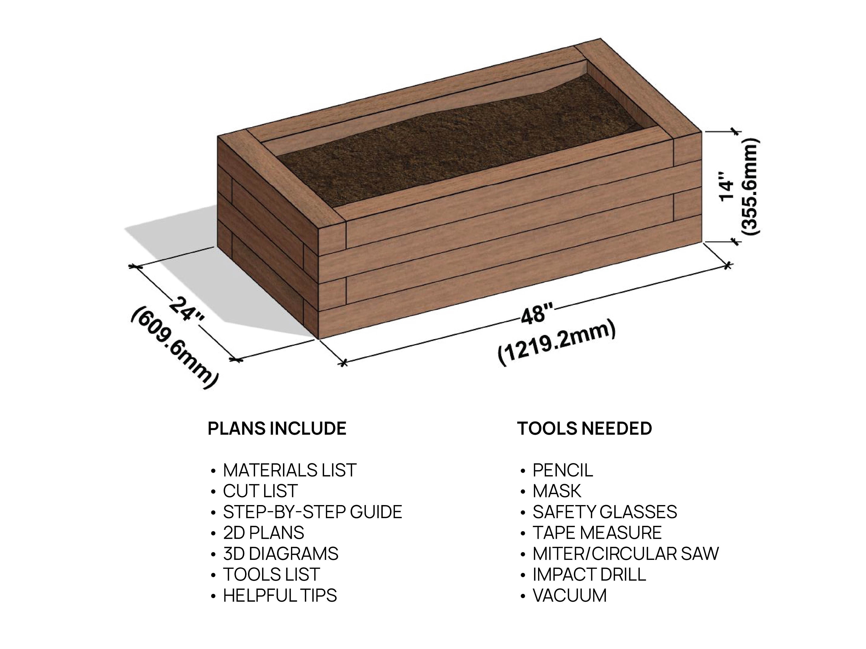 DIY Raised Bed Garden Box Plans - Simple, Strong, and Beautiful - With Step-by-step Instructions ...