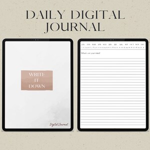 Daily Digital Journal | Goodnotes Journal | Notability Journal | iPad Journal | Digital Journal