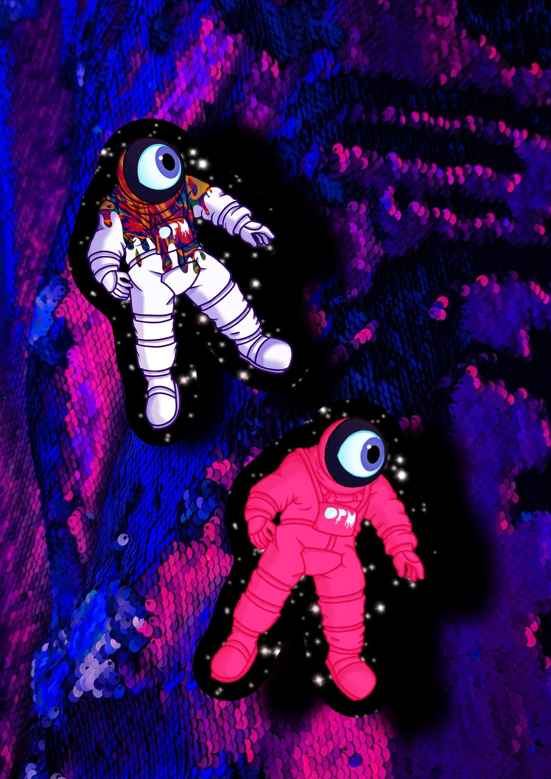 Eye Saac Eye-saac the OPM Spaceman Sticker - Etsy