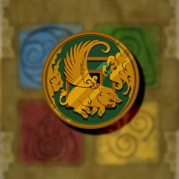 Avatar: The Last Airbender - Crest of the Flying Boar Sticker