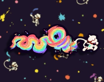 Smeargle: The Painter Pokemon - Pokemon Sticker
