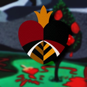 Queen of Hearts - Alice in Wonderland - Sticker