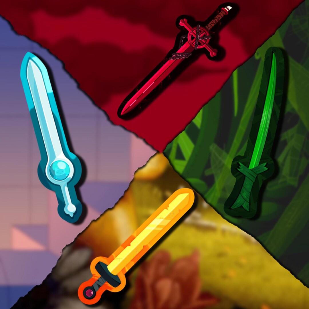 Finn’s Swords - Adventure Time Stickers - Etsy