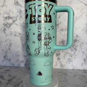 Toy Story Engraved 40oz Stanley Styled Tumbler with various color options