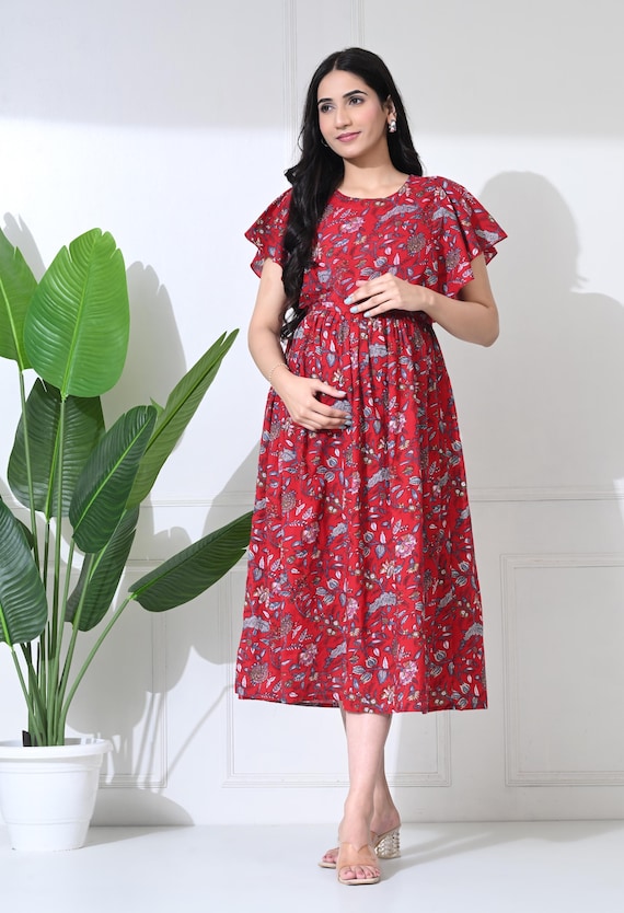 motherhood maternity red dress Women's MOTHERHOOD MATERNITY Dresses
