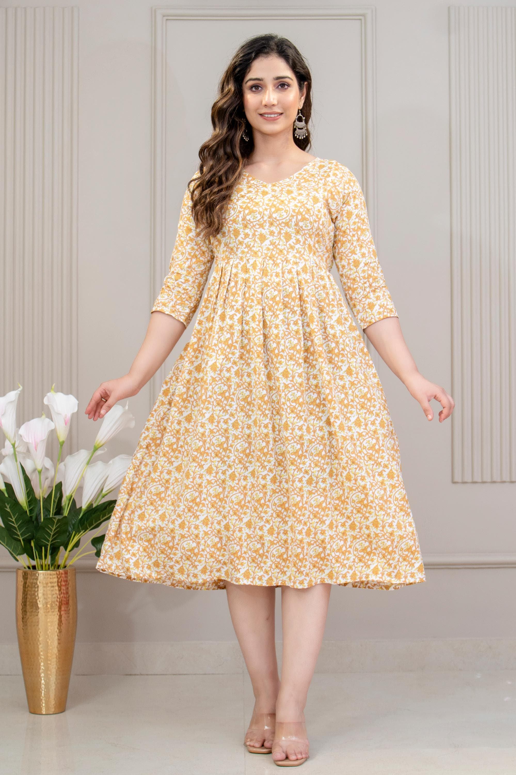 yellow flowy maternity dress Mustard Yellow Maternity Gown for Photo Shoot and Baby Showers -Sunflo –  sharon rose custom